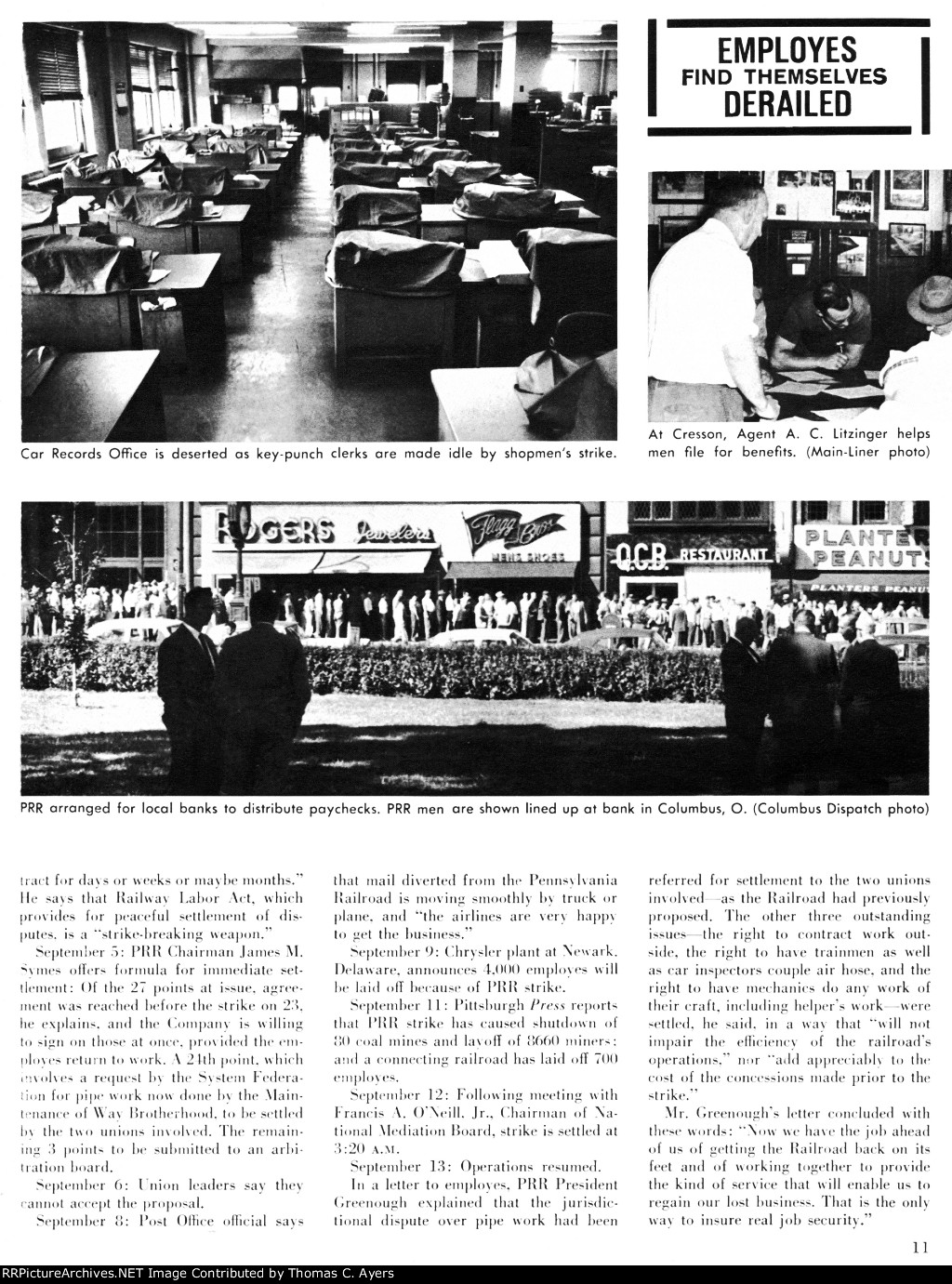 PRR "The Strike," Page 11, 1960